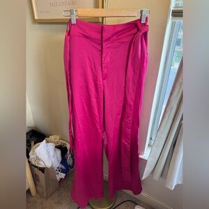 Forever 21 Pink Wide Leg Pants